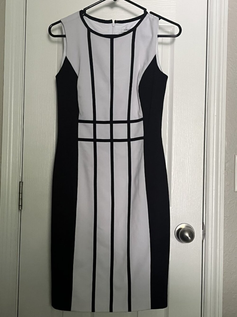 Calvin Klein Black and White Dress Size 2P